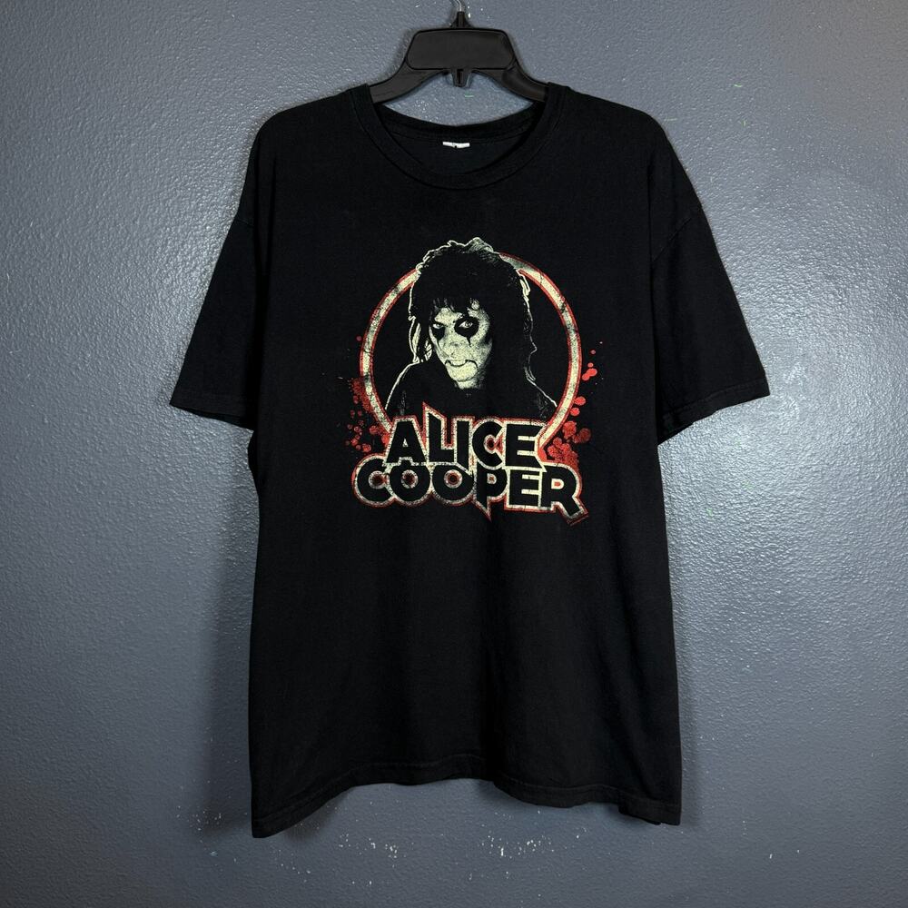 Pacific XL men’s “Alice Cooper” 2015 band tee black t-shirt
